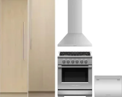 5 Piece Package Includes Refrigerator, Freezer, Range, Hood And Dishwasher